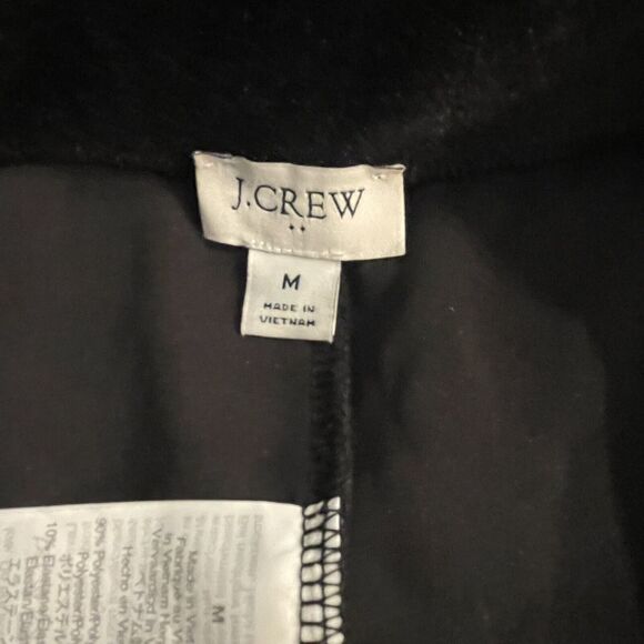 J Crew Pants Velour Stretch Skinny‎ Leggings Womens M - Picture 3 of 8